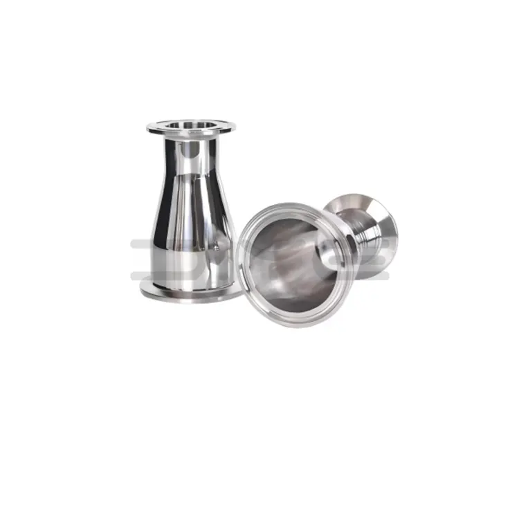 Sanitaire roestvrijstalen klem concentrisch verloopstuk